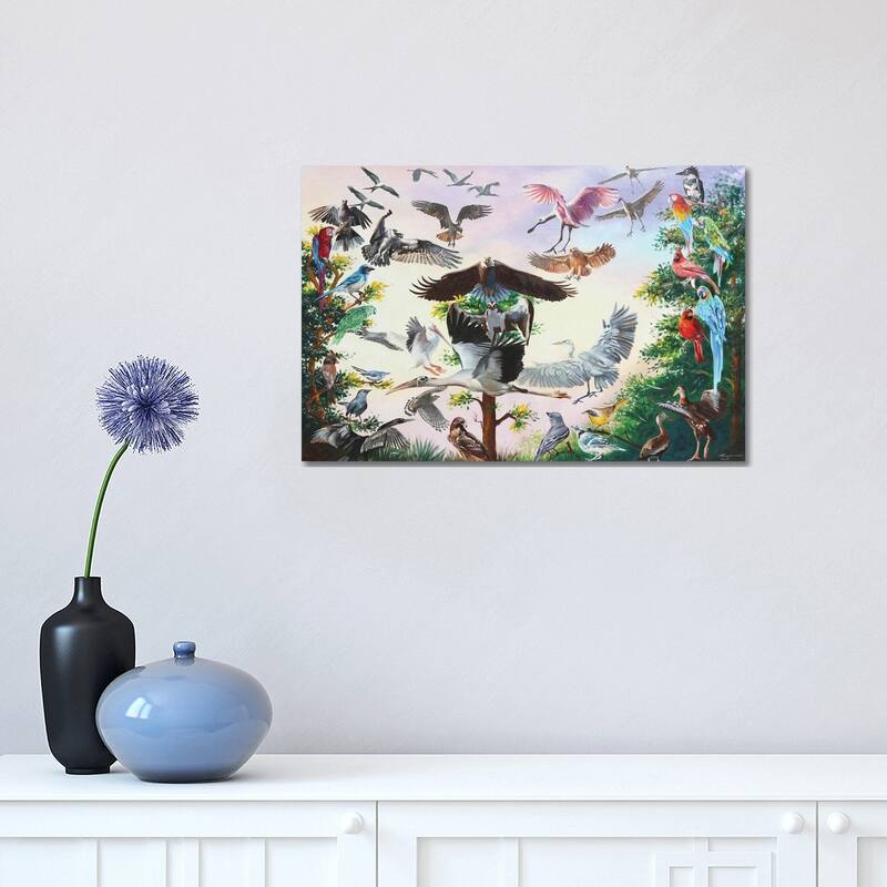 iCanvas "Bird House" by D. "Rusty" Rust Canvas Print - 12x18x1.5