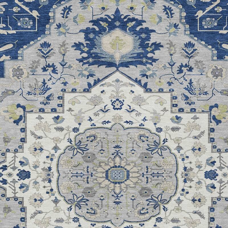 HomeRoots Oriental Traditional Rectangle Outdoor Rug