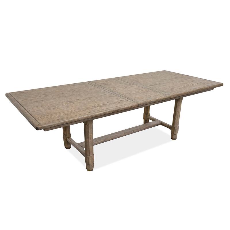 Magnussen Home Claremont Smokey Taupe Extendable Rectangular Dining Table - 42''W x 80''D x 30''H