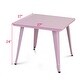 preview thumbnail 3 of 22, Costway Kids Steel 27'' Square Table Children Play Learn Activity