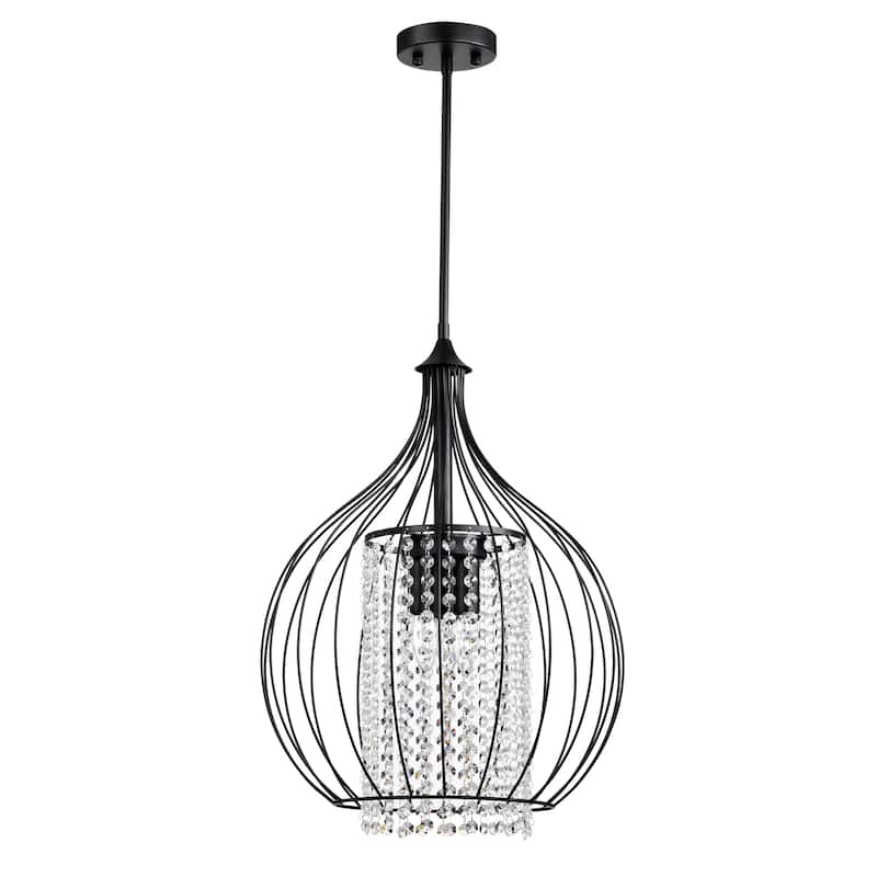 Kate Traditional Crystal Antique Chandelier Bronze and Black Finish