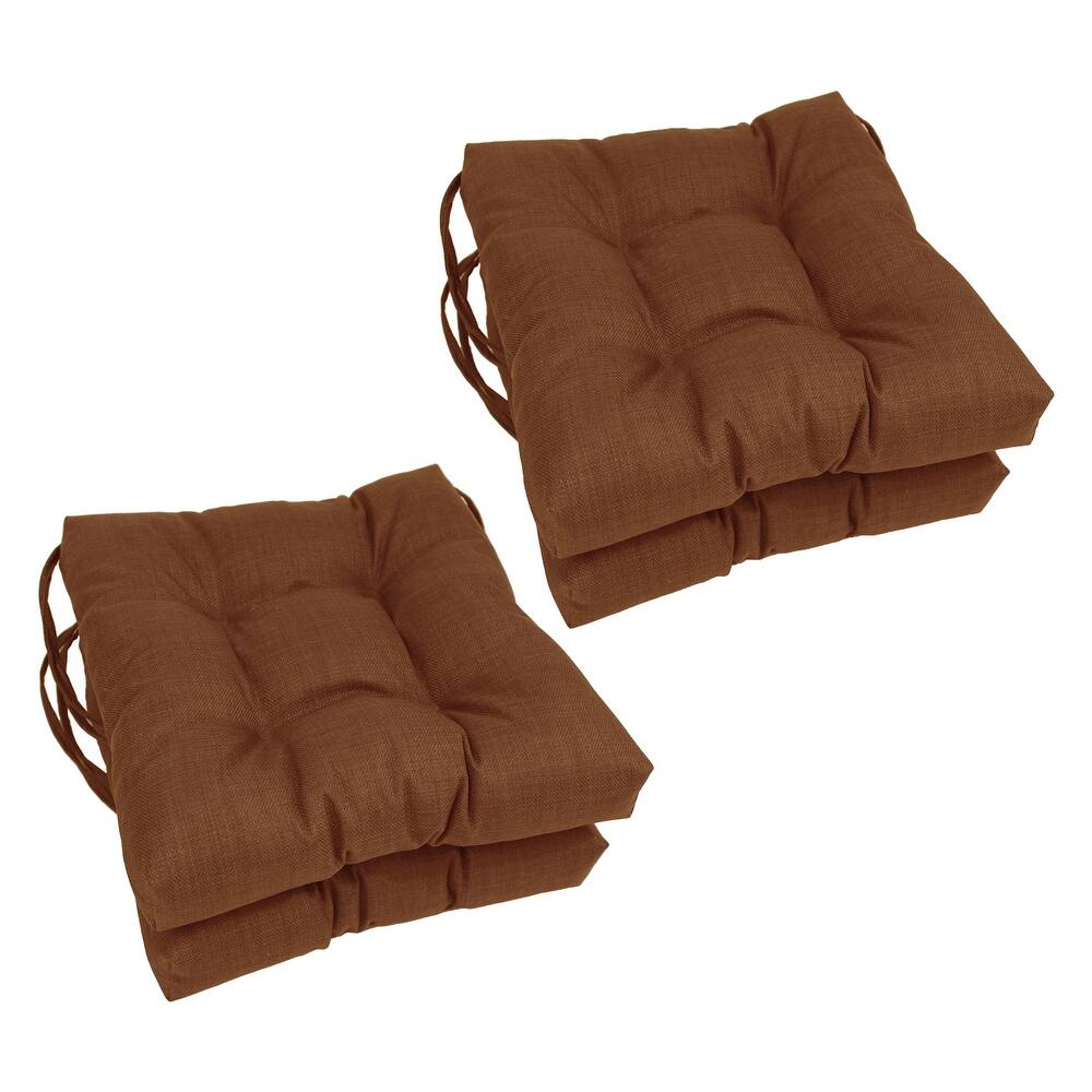 16-inch Square Indoor/Outdoor Chair Cushions (Set of 4) - 16 x 16