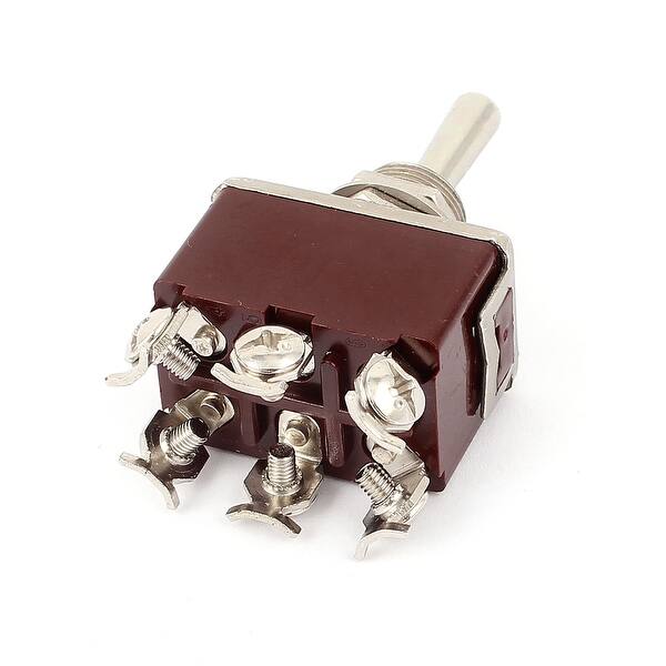 Shop Ac 250v 15a 12mm 6 Pin Dpdt On Off On 3 Position
