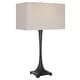 preview thumbnail 1 of 5, Uttermost Reydan Tapered Iron Table Lamp - 17"x29.5"x10"