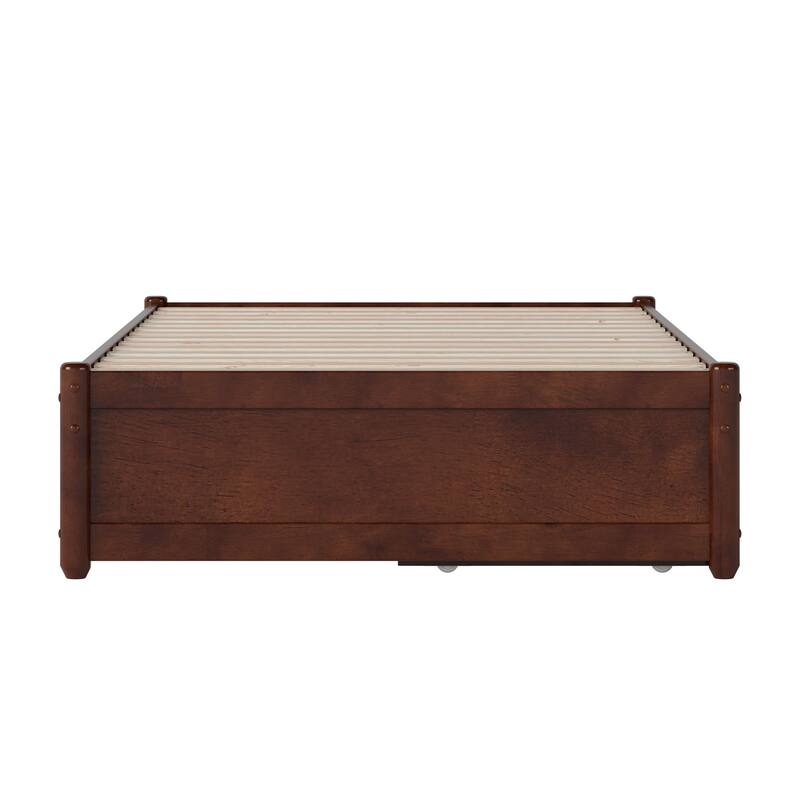 Barcelona Panel Platform Bed with Storage Drawers