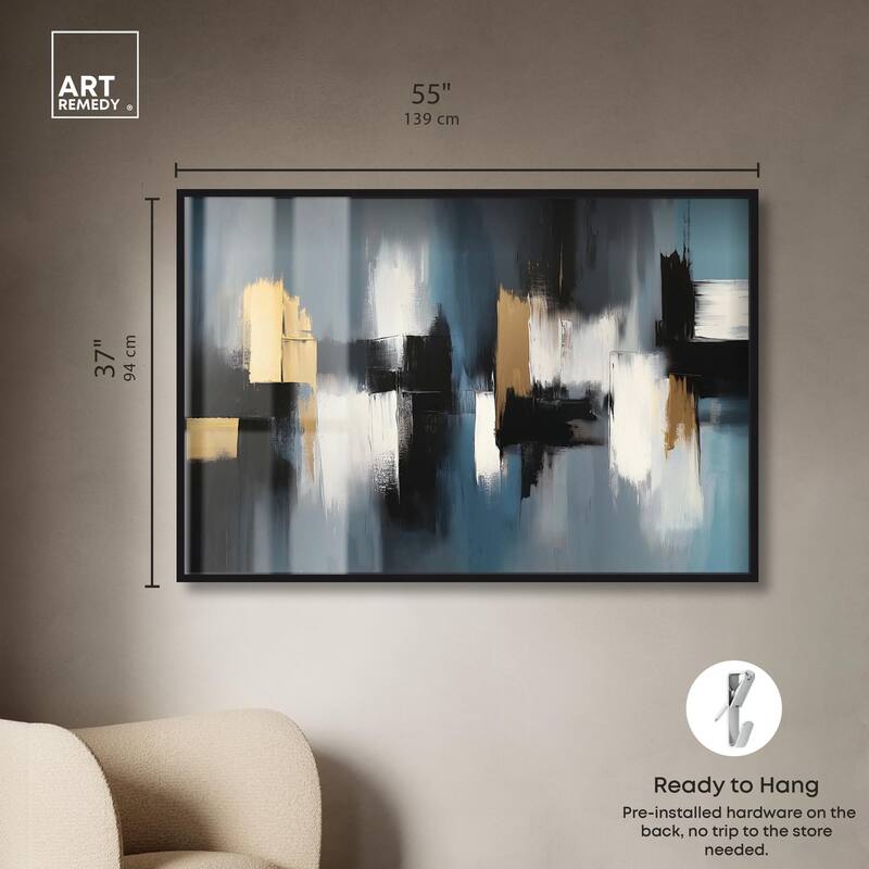Within Blues Shadowbox by Art Remedy