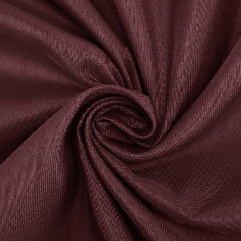 Sun Zero Evelina Faux Dupioni Silk Blackout Curtain Panel, Single Panel