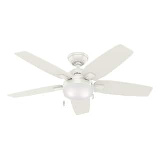 Hunter Morgantown Ceiling Fan with LED Light, Pull Chain - Transitional, Contemporary