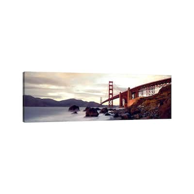 iCanvas "Golden Gate Bridge San Francisco CA USA" by Panoramic Images Canvas Print