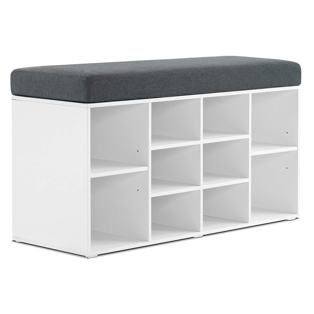 White Shoe Rack Benches Storage Benches Bed Bath Beyond