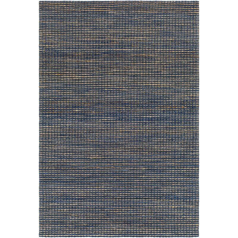 Livabliss Priya Handmade Jute & Wool Blend Area Rug - Blue/Natural - 6' x 9'