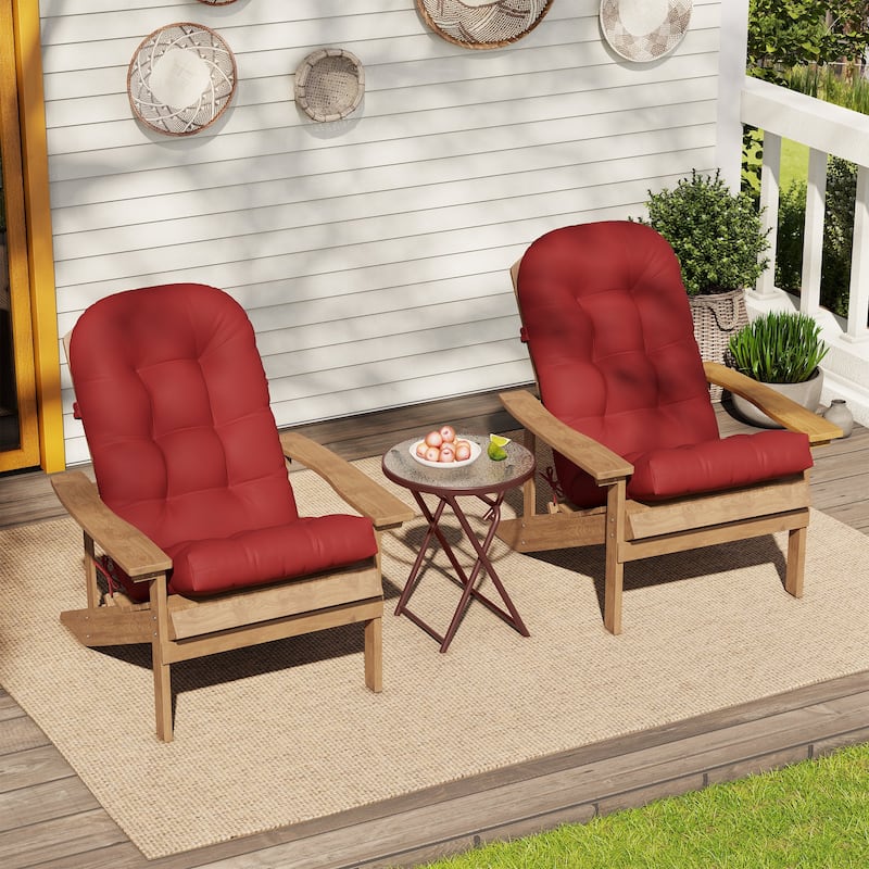 Outdoor Adirondack Chair Cushion Thickened Patio Chair Pad Lounge Rocking Chair Cushion