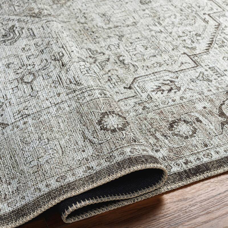 Livabliss Garreu Updated Traditional Printed Washable Rug