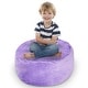 preview thumbnail 6 of 28, Cheer Collection Microplush Bean Bag and Stuffed Animal Storage Case Purple