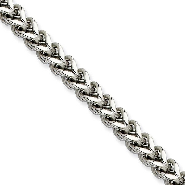 Chisel Stainless Steel 5.50mm 24 Inch Franco Chain (5.5 mm) - 24 in