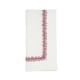 preview thumbnail 9 of 10, Embroidered Border Design Table Napkins (Set of 4) Set of 4 - Red