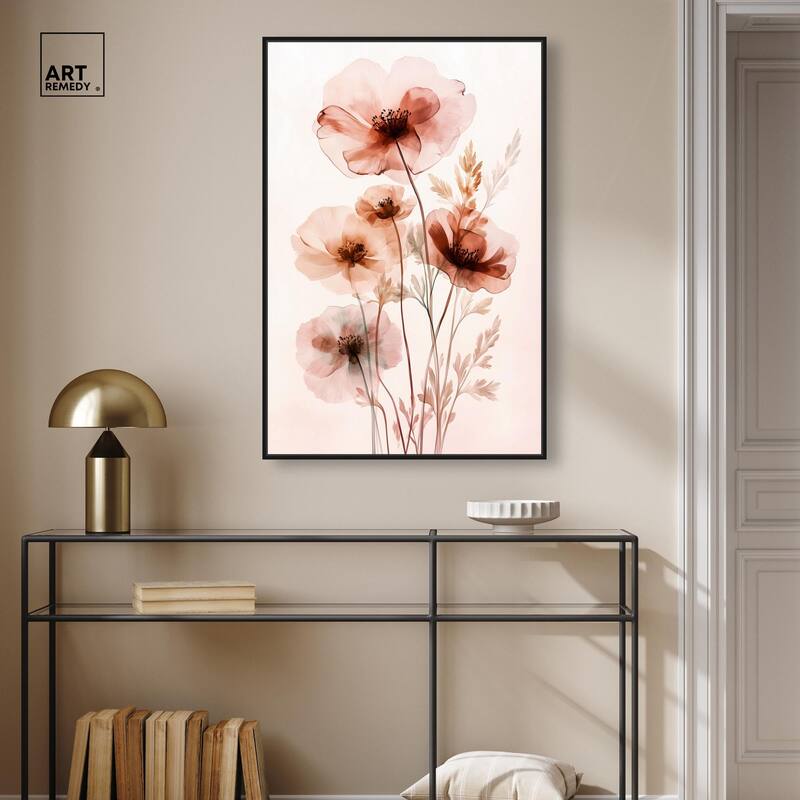 Petal Dye III Canvas by Art Remedy
