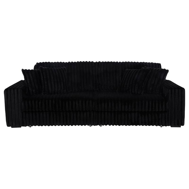 Jacana Corduroy Upholstered Dual Power Chaise Sofa