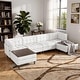 preview thumbnail 11 of 146, Madison Oversized Upholstered Corduroy Modular Sectional Sofa