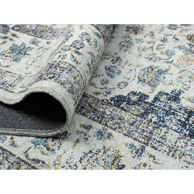 Legacy Alexandria Traditional Bordered Washable Area Rug