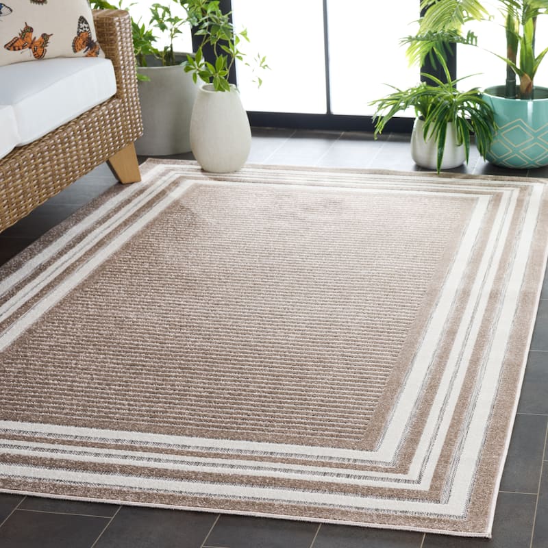 SAFAVIEH Cabana Pratima Indoor/Outdoor Waterproof Patio Backyard Rug