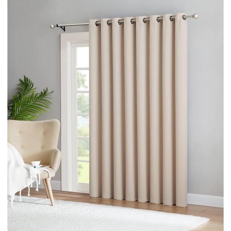 Home Sweet Home Dream Thermal Insulated Blackout Curtain Panels with Tie-Backs