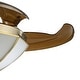 preview thumbnail 6 of 10, 36" Retractable Blade Ceiling Fan Light with Remote Control - Brass - 36 inches