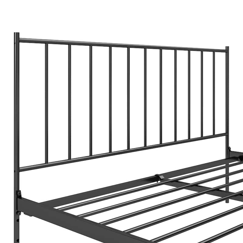 RealRooms Ares Adjustable Height Metal Bed Frame