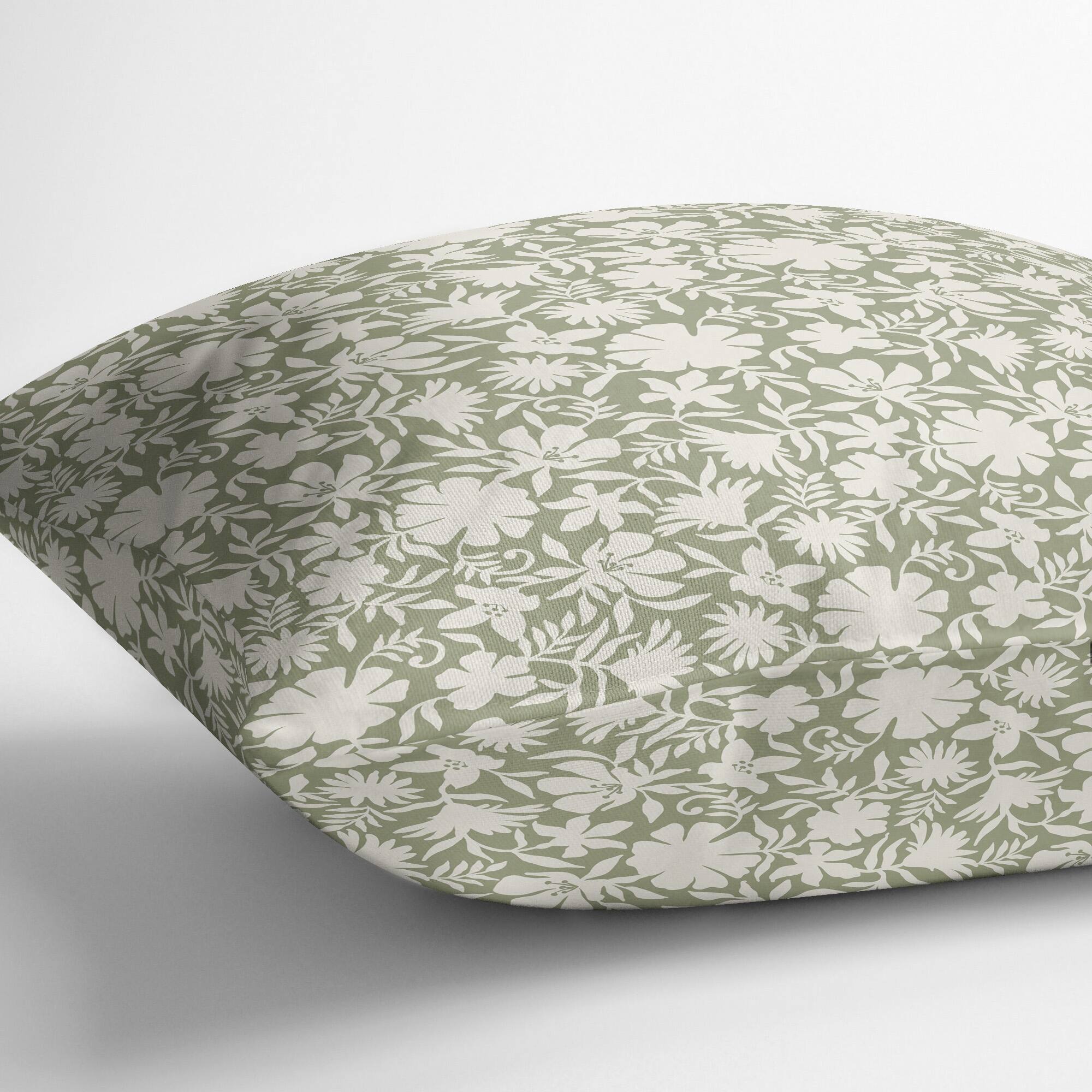 MINI FLORAL SAGE Outdoor Pillow By Kavka Designs - Bed Bath & Beyond ...