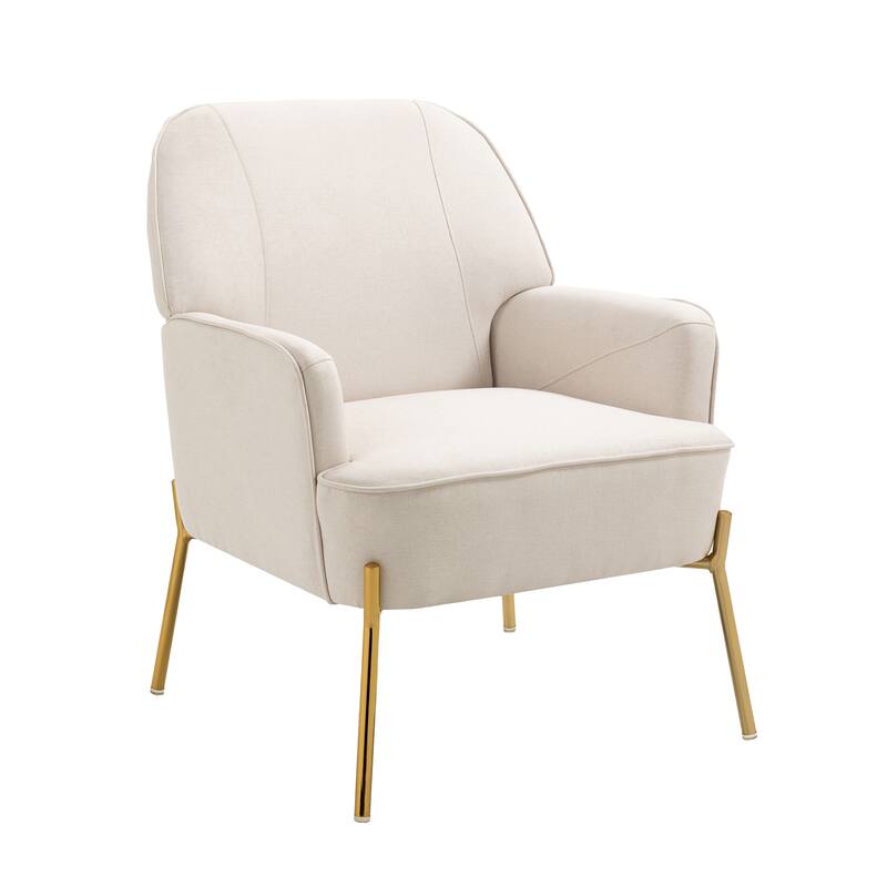 Upholstered Modern Arm Accent Chair