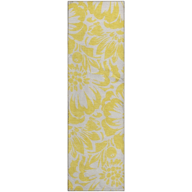 Premium Washable Super Soft Modern Floral Mayfield Rug