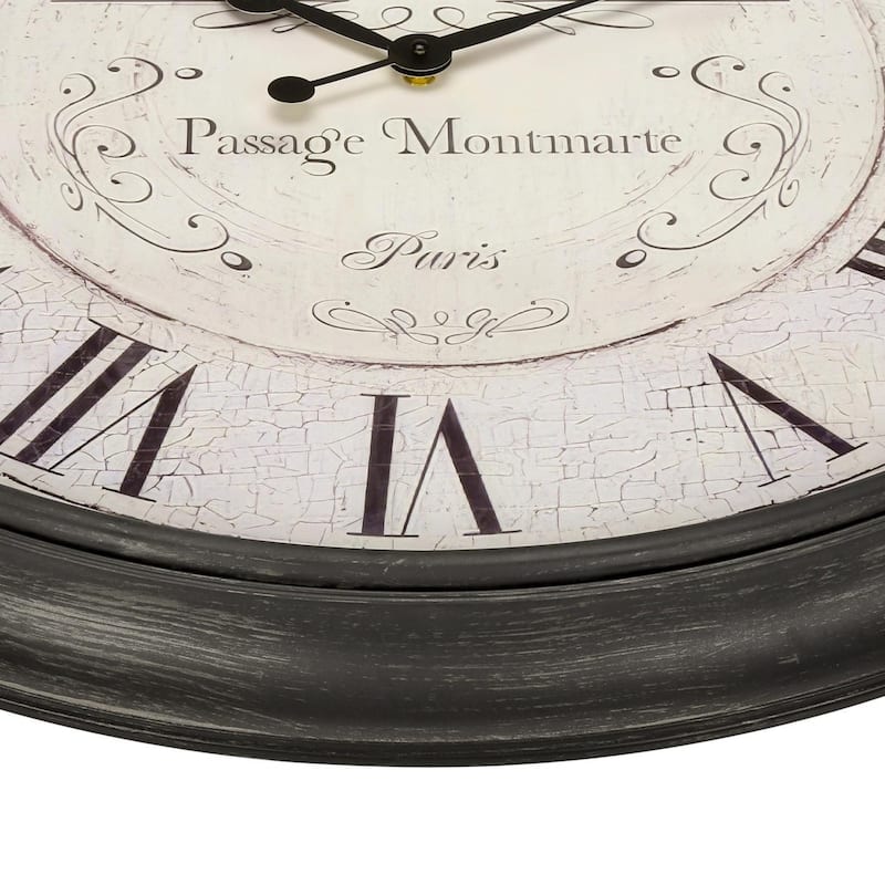 30" Round Wall Clock