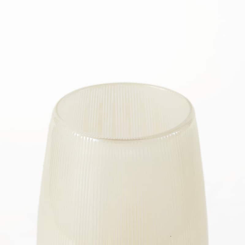 Agnetha Gold And Cream Glass Vase (14")