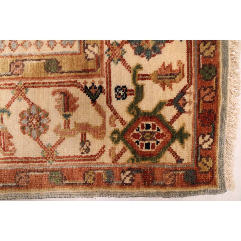 ECARPETGALLERY Hand-knotted Jules Sultane Grey Wool Rug - 6'0 x 8'11