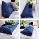 preview thumbnail 16 of 58, WOWMAX Large Bed Headboard Pillow Back Support Reading Wedge Cushion
