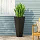 preview thumbnail 1 of 20, Ella Outdoor Modern Cast Stone Planter by Christopher Knight Home