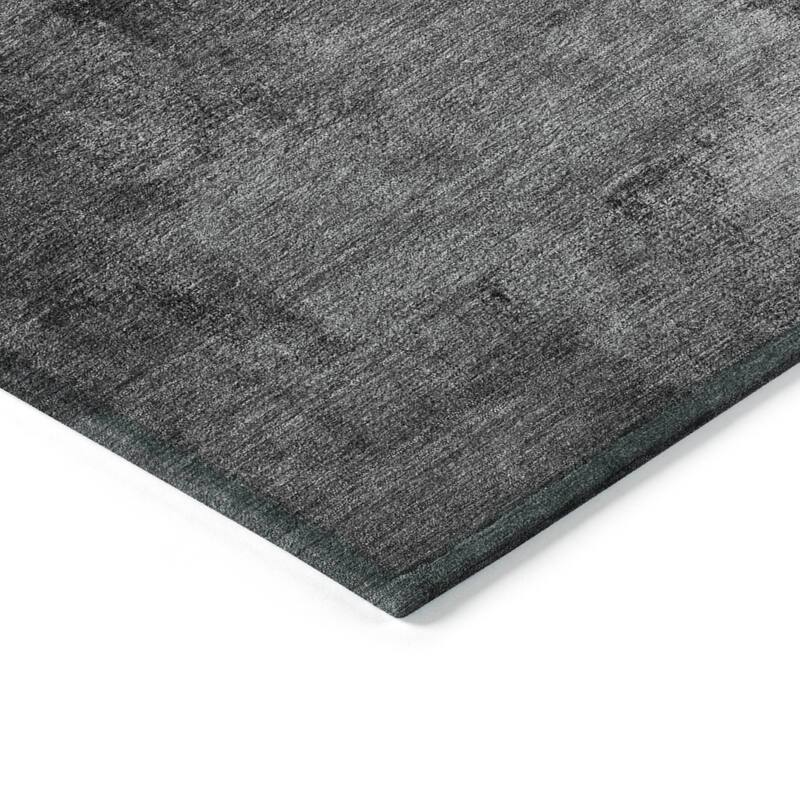 Machine Washable Indoor/ Outdoor Chantille Solid Ombre Rug