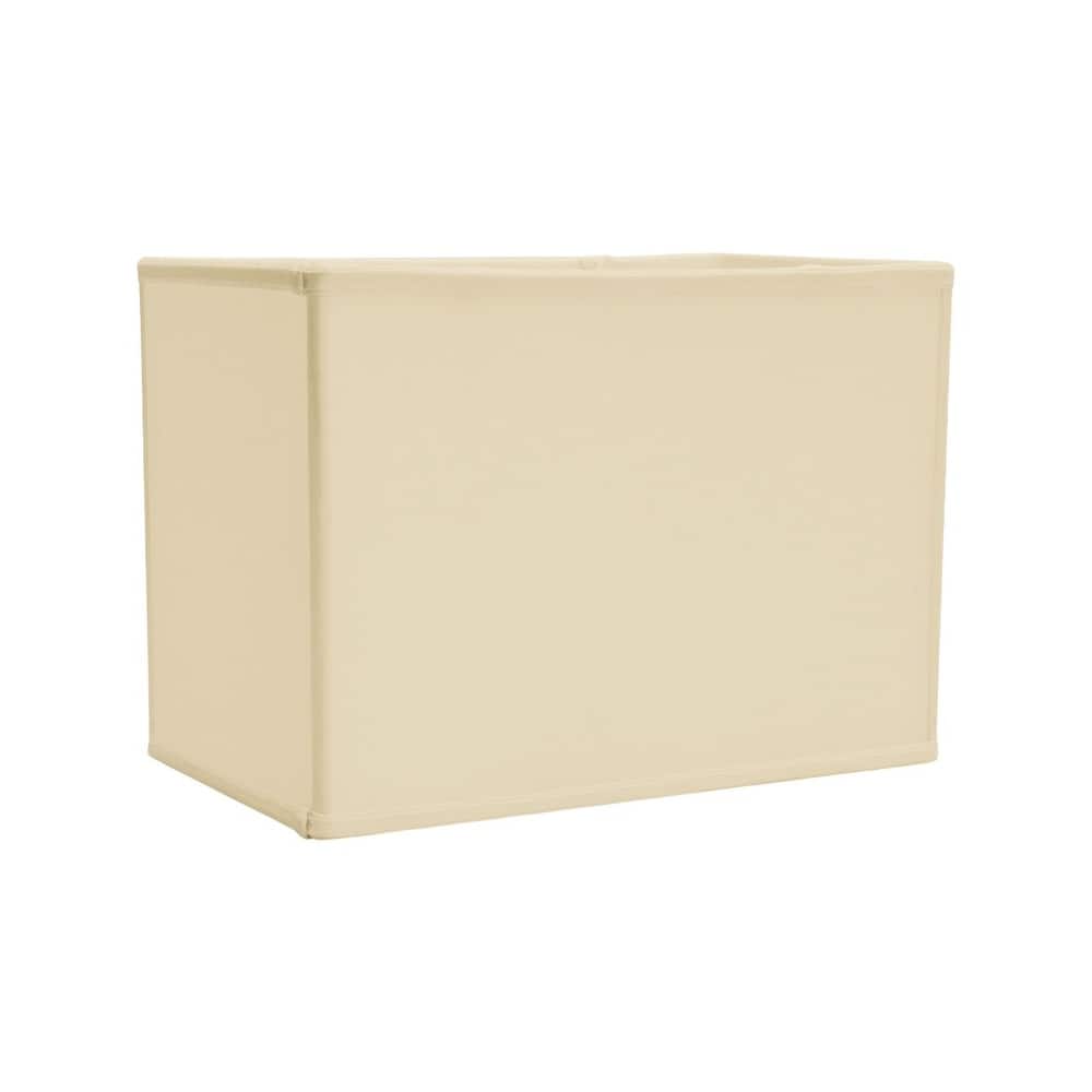 Rectangular Drum Lampshade (10x16) (10x16) x 11 Softback Eggshell Fabric