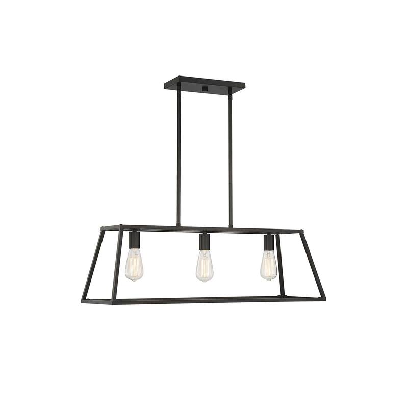 Savoy House Denton 3 Light 33" Wide Linear Chandelier