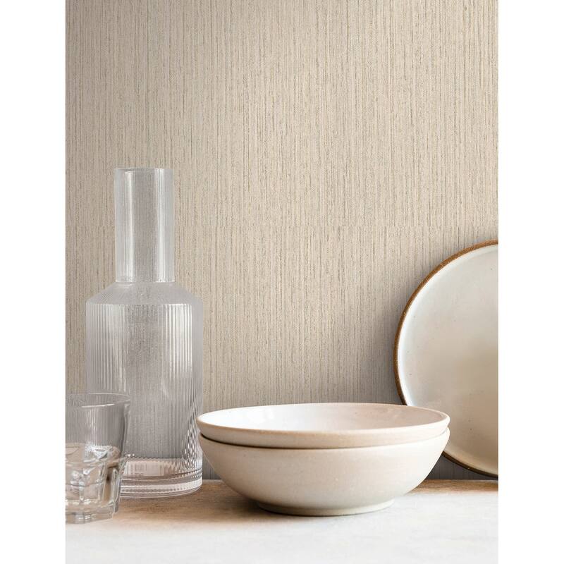 York Wallcoverings Shetland Sand Wallpaper