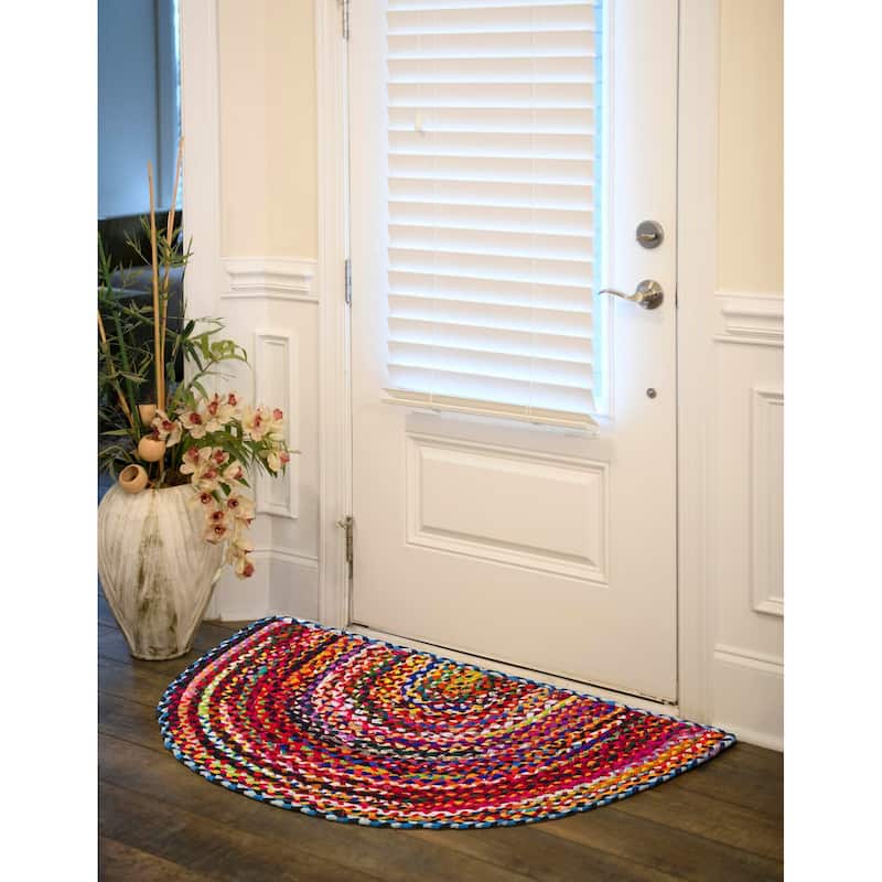 Braided Slin Collection Area Rug