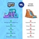 preview thumbnail 30 of 28, Sunny & Fun Mega Climb N' Go Inflatable Water Slide Park