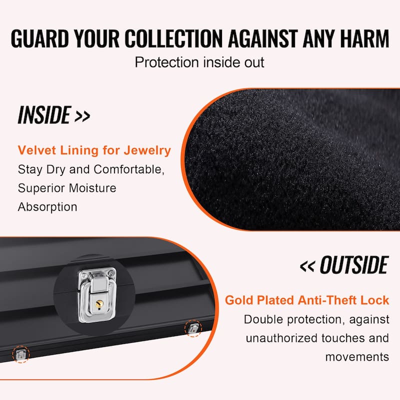 Sports Card Display Case Lockable Wall Cabinet for Football Basketball Hockey Trading Card