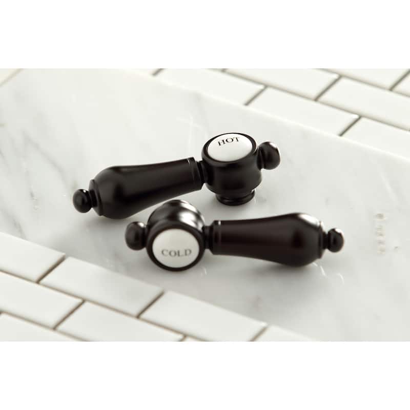 Heirloom Two-Handle 3-Hole Wall Mount Bathroom Faucet