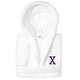 preview thumbnail 42 of 78, Sweet Kids 100% Polyester SUPER PLUSH Double Brushed Hooded Bathrobe with Purple Bookman Monogram X - Large