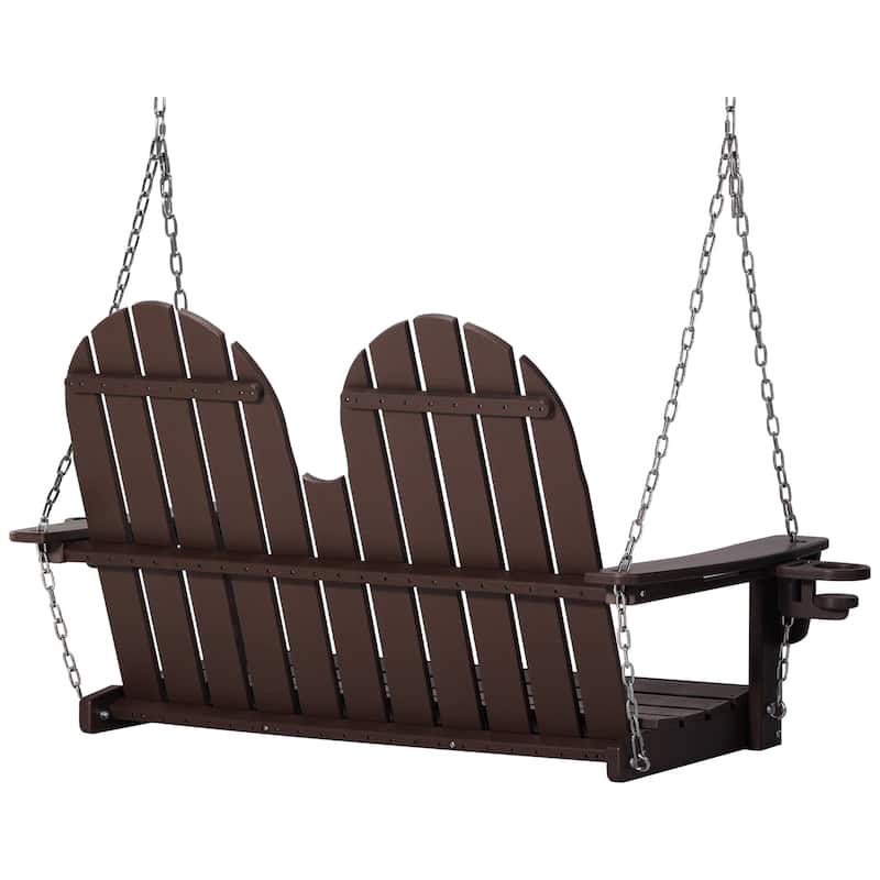 Hanniford Poly Adirondack 50 Inch Porch Swing