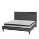 preview thumbnail 45 of 120, Tufted Platform Bed with 10in. Pocket Spring Mattress