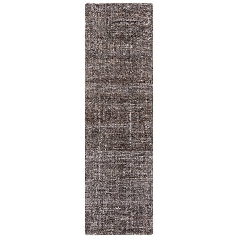 SAFAVIEH Handmade Abstract Cliff Rug - 2'3" x 8' Runner - Brown
