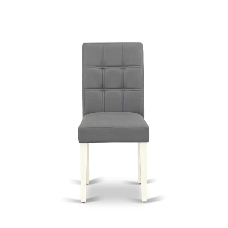 East West Furniture Austin Parson Dining Chairs, Set of 2 (Color & Fabric Options) - ASP2T41