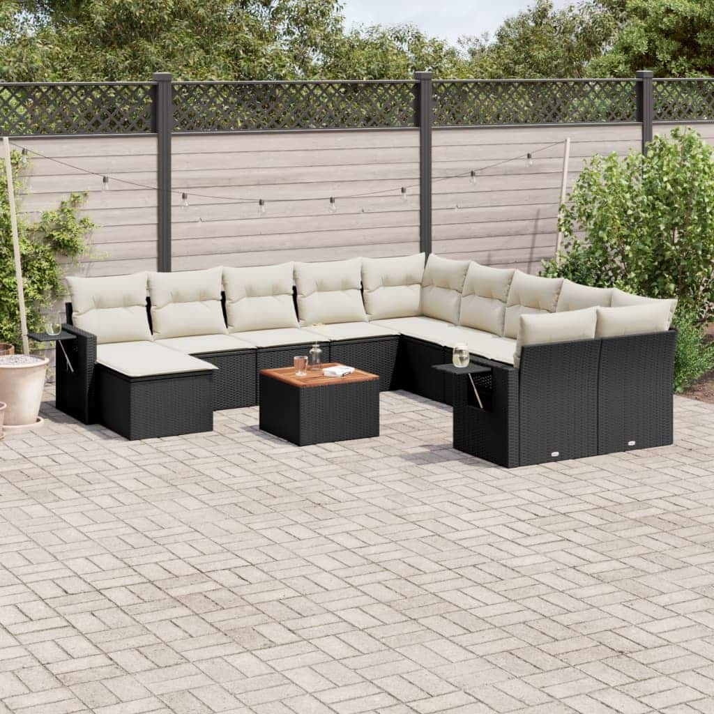 vidaXL Garden Sofa Set Poly Rattan Large Modular Garden Sofa Set